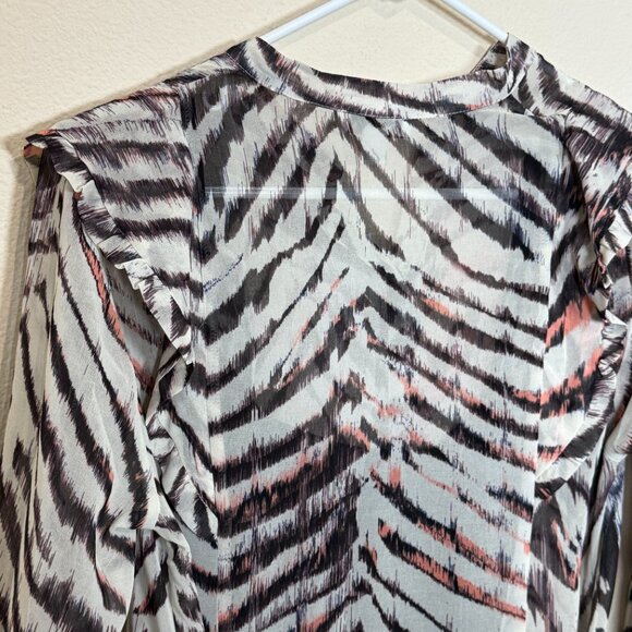 Topshop dress animal shirred waist mini dress NEW size 6 NWT - Picture 9 of 9